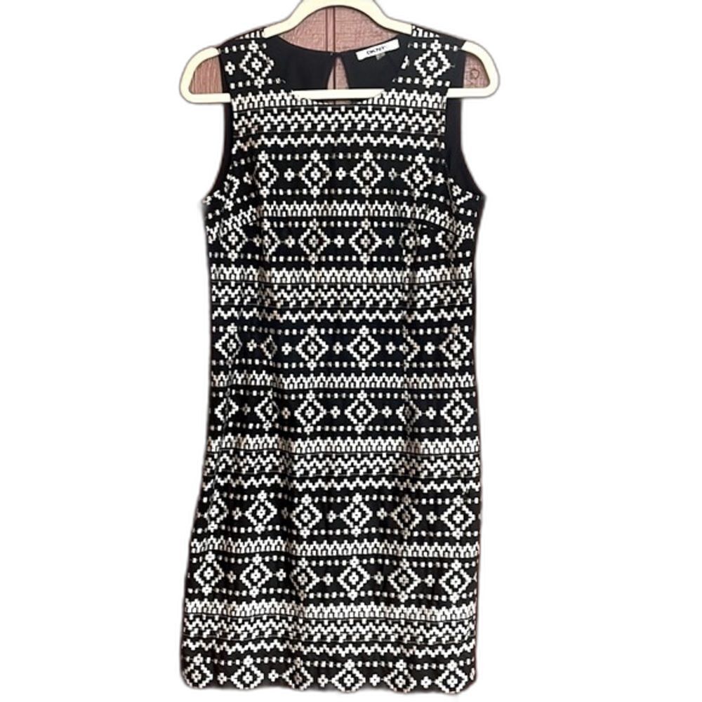 DKNY sleeveless shift dress